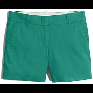 J. Crew Chino 3” green shorts Size: 2